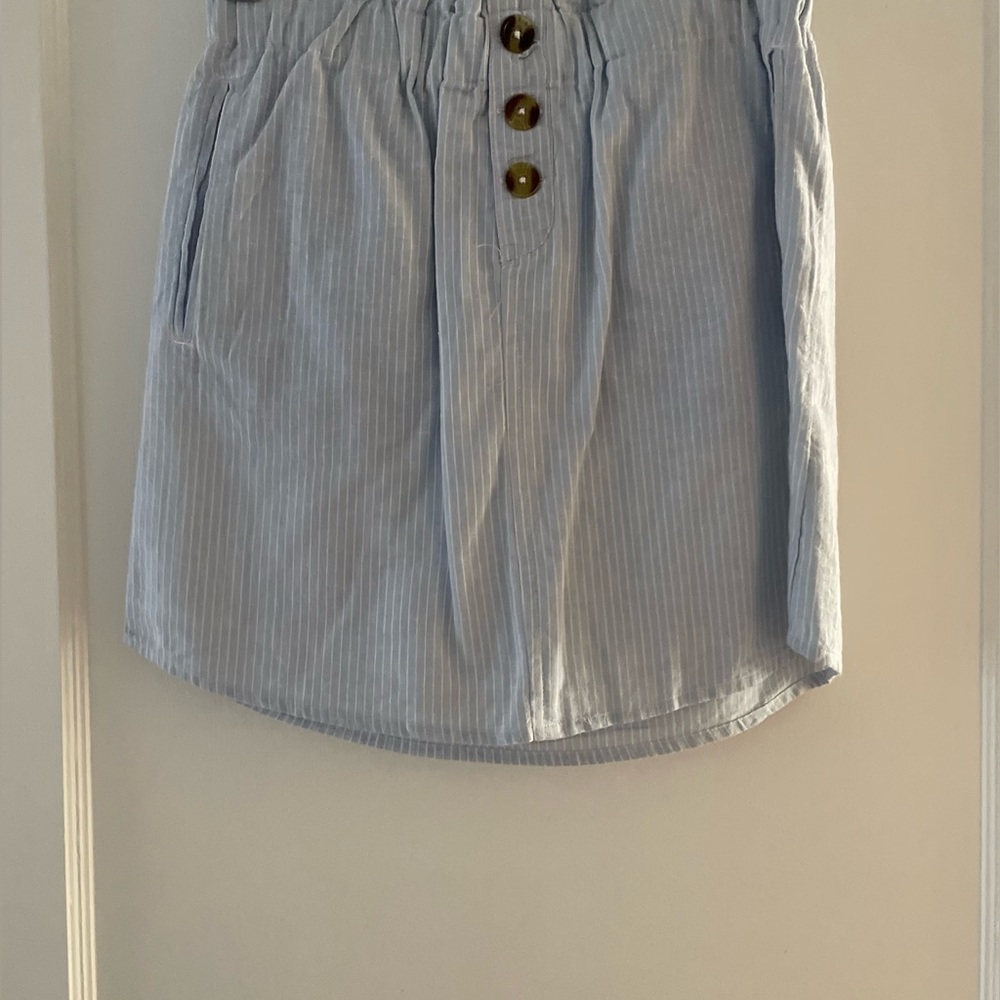 Urban Outfitters blue & white striped skirt
